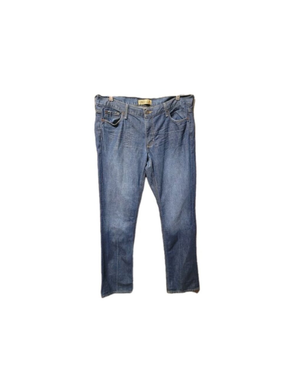 Old Navy Womens OG Loose Jeans 14 Long Blue Dark Wash Low Rise Retro Y2k - Picture 2 of 16